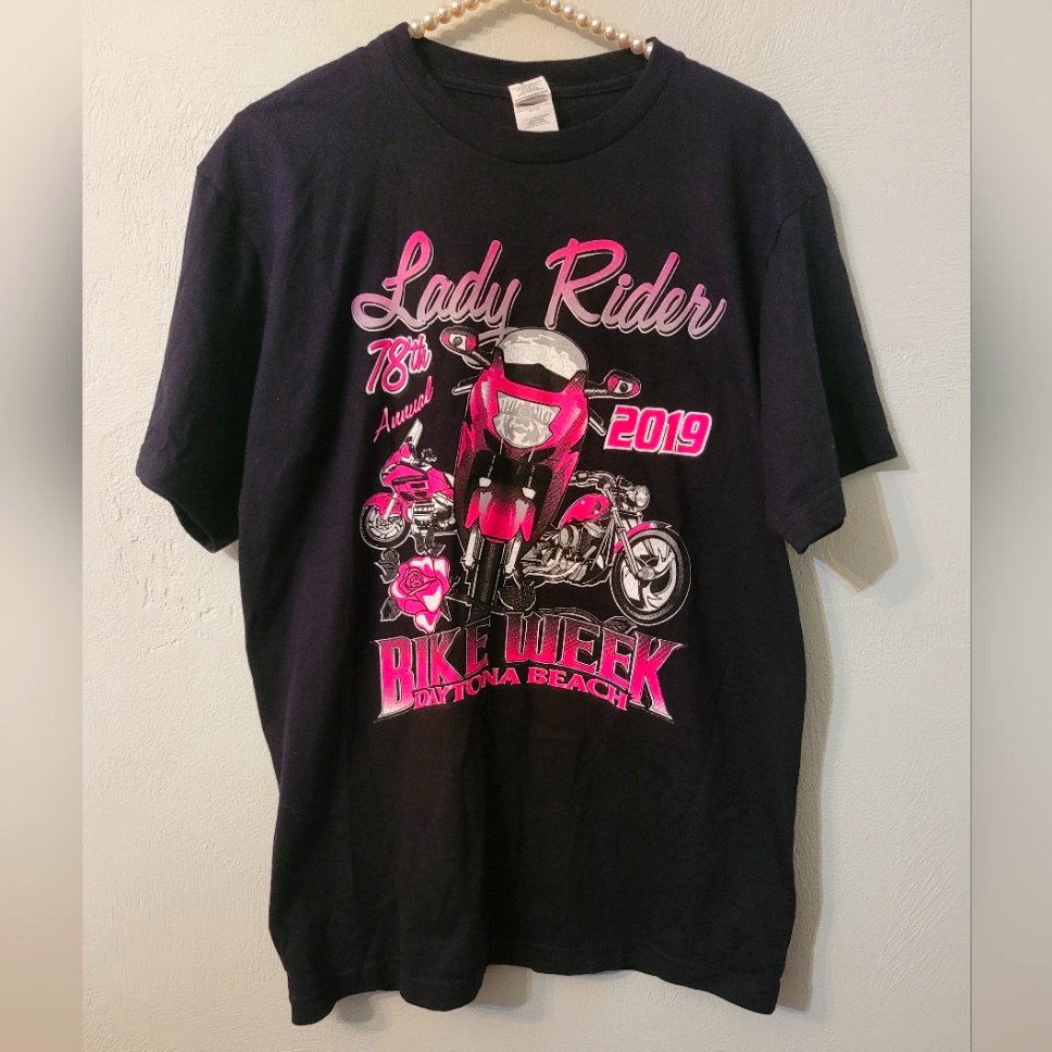 Daytona Beach 2019 78th Annual Bike Week Lady Rider Tshirt